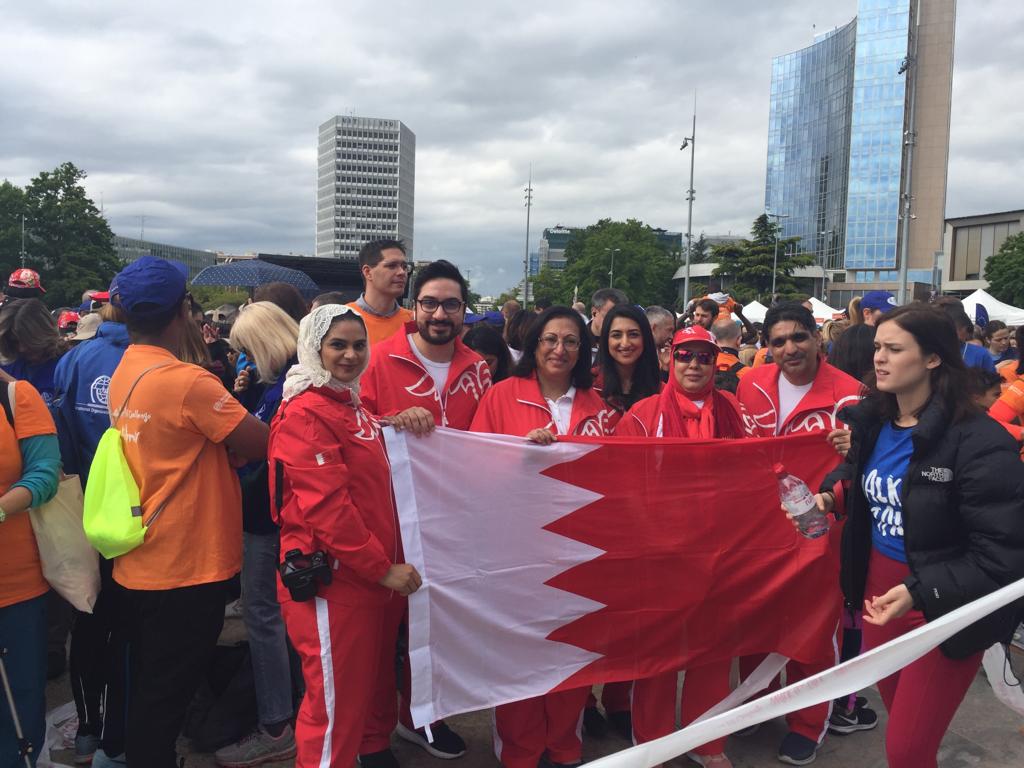 وفد البحرين في جنيف يشارك في الحدث الرياضي تحت شعار "من الأقوال إلى الأفعال:  التحدي المُجابه في توفير الصحة للجميع" 2019 ...  ..  