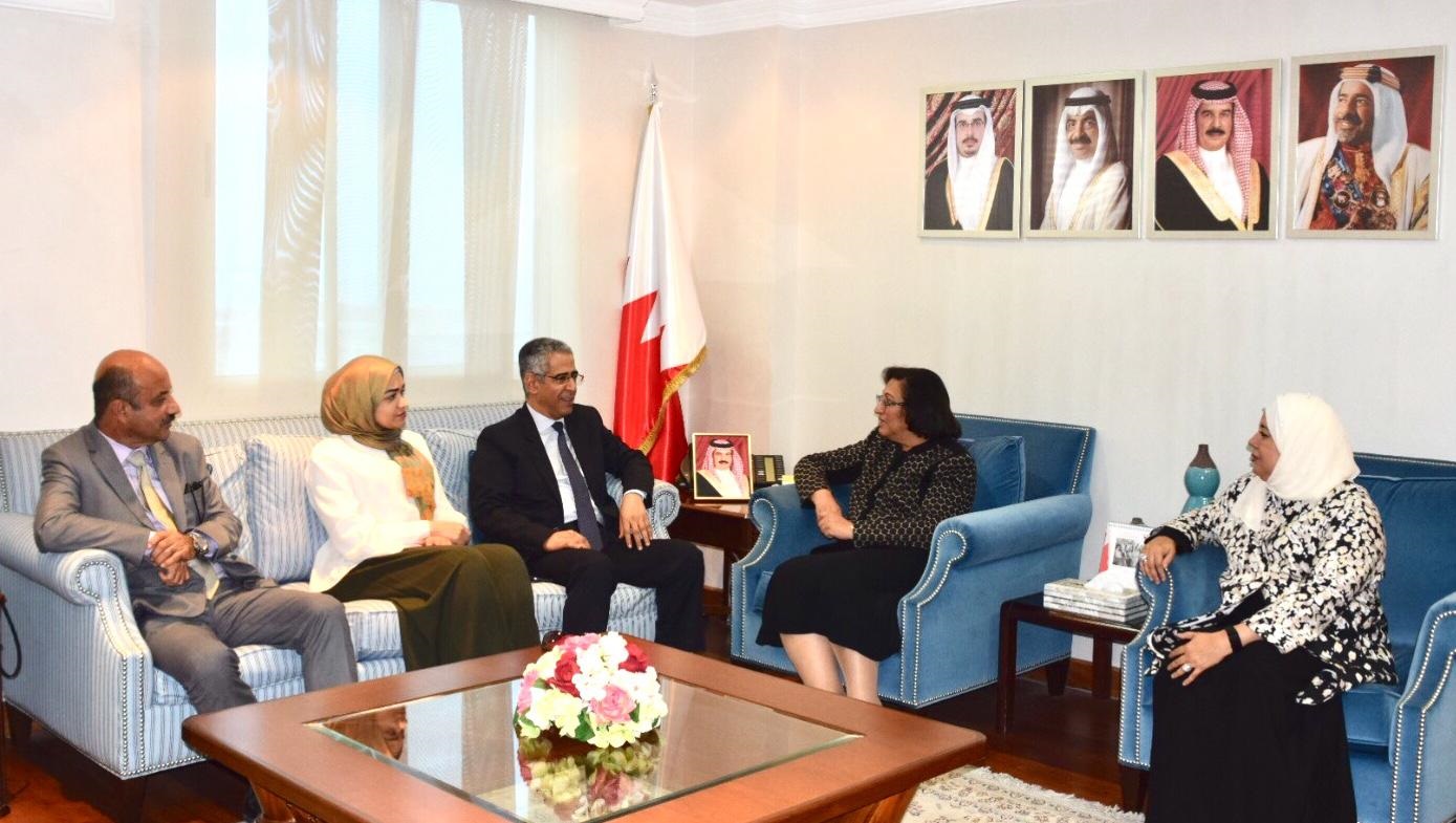 Minister of Health receives First deputy - Speaker of Representative Council 