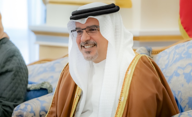 HRH the Crown Prince receives the Speaker of the Council of Representatives and the Shura Council Chairman