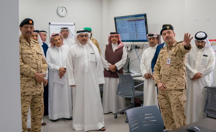 HRH the Crown Prince visits the National Taskforce for Combating the Coronavirus (COVID-19)
