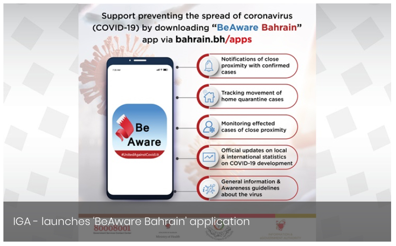 IGA - launches ‘BeAware Bahrain’ application