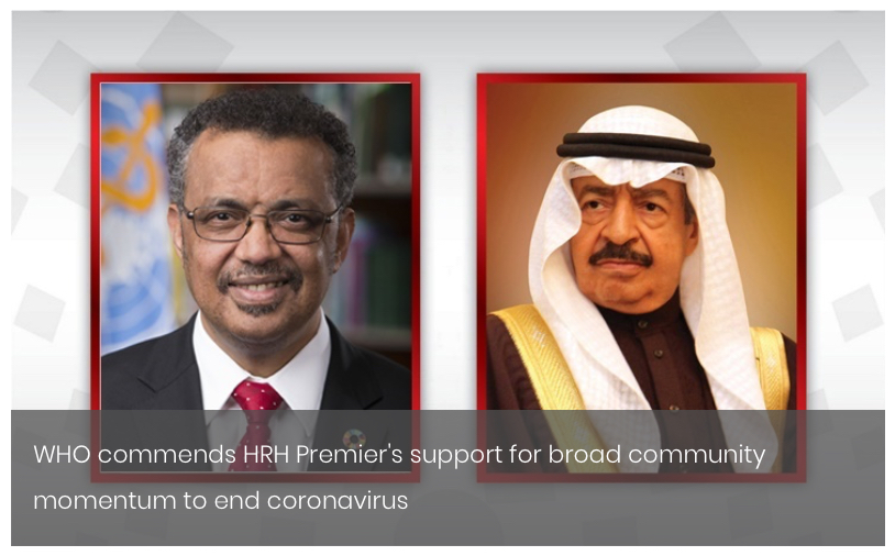 WHO commends HRH Premier's support for broad community momentum to end coronavirus