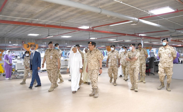 SCH President visits field ICU at Military Hospital