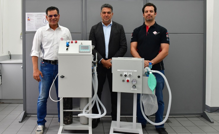 Bahrain International Circuit engineers design new breathing aid