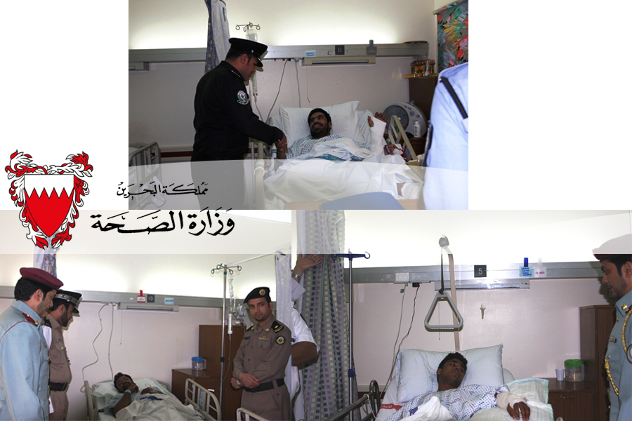 Marking the start of the Gulf Traffic Week under the slogan “Our goal is your safety " - The Ministry of Health in collaboration with the General Directorate of Traffic organizes a field visit to the Salmaniya Medical Complex for victims of accidents