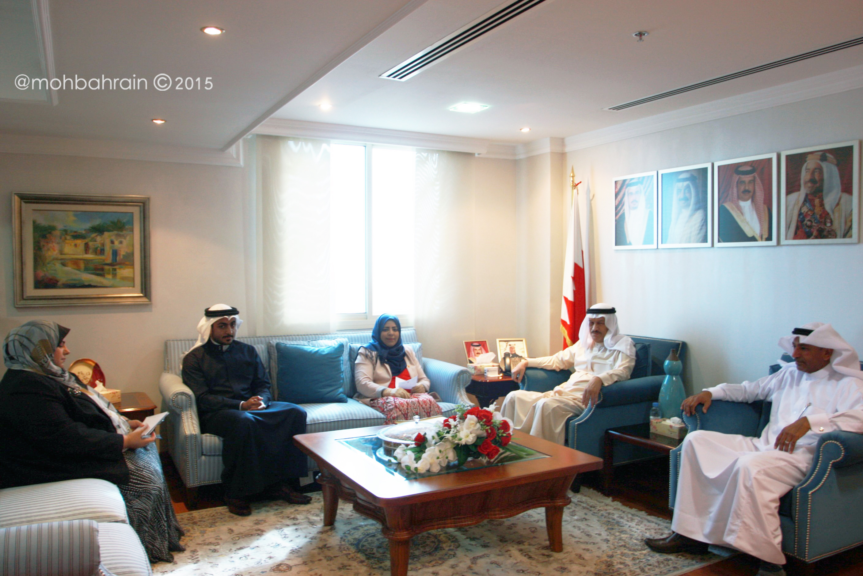 Minister of Health receives Al-Sammak (of member of the House of REpresentatives) 